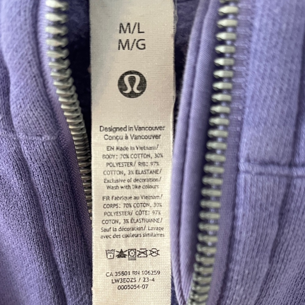 lululemon Scuba Oversized Full-Zip Hoodie - Picture 2 of 5